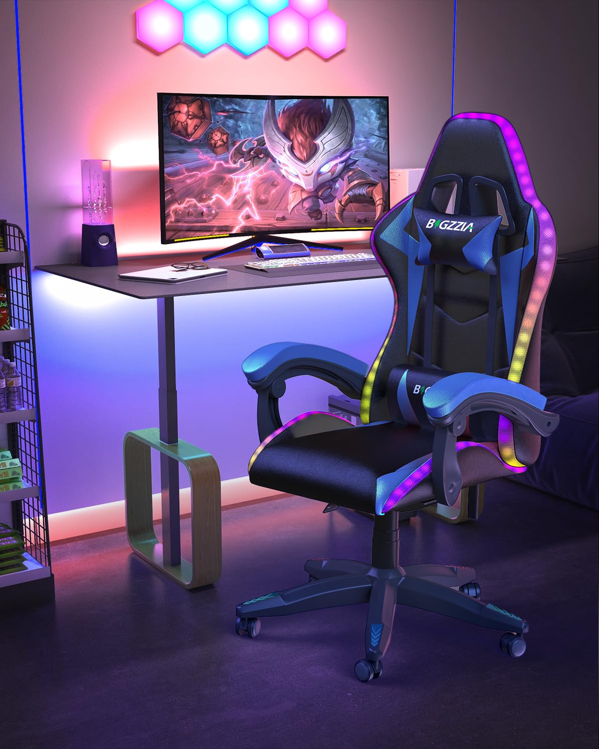 RGB LED Gaming Chair