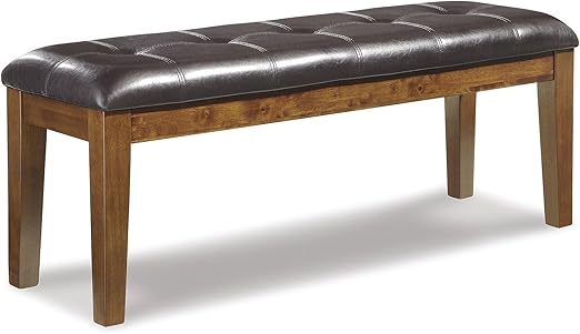 Upholstered Dining Room Bench with Button Tufting