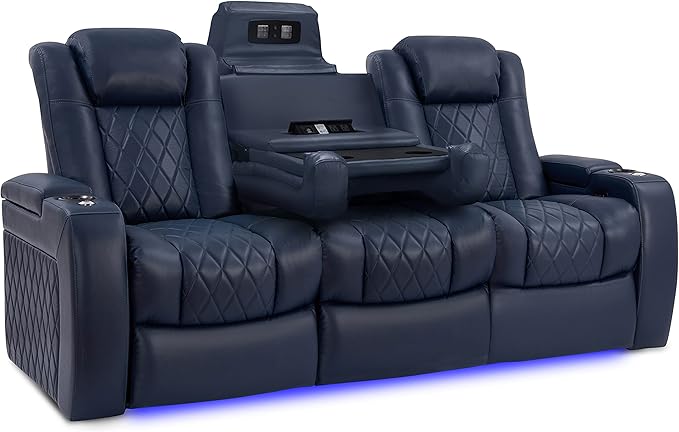 3-Seat Power Recliner with Center Console