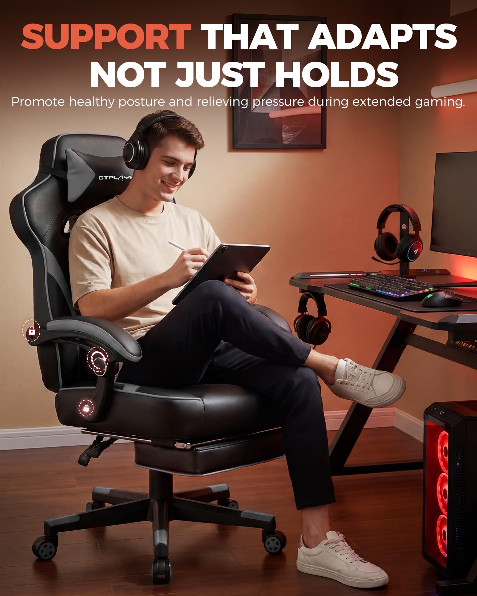 Big & Tall Ergonomic Gaming & Office Chair