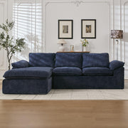L-Shape Sectional Sofa with Oversized Chaise