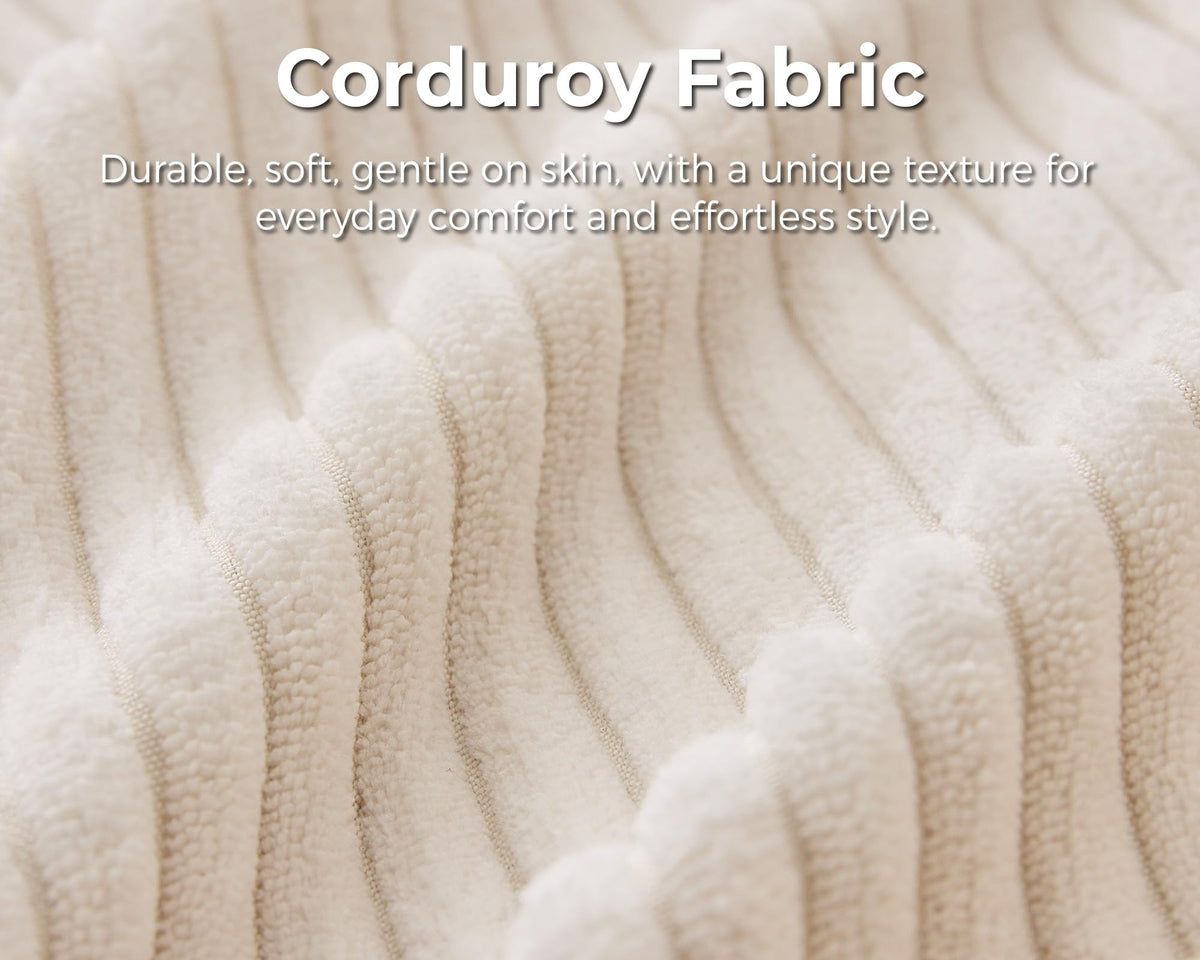 Modular Corduroy Sectional Sofa