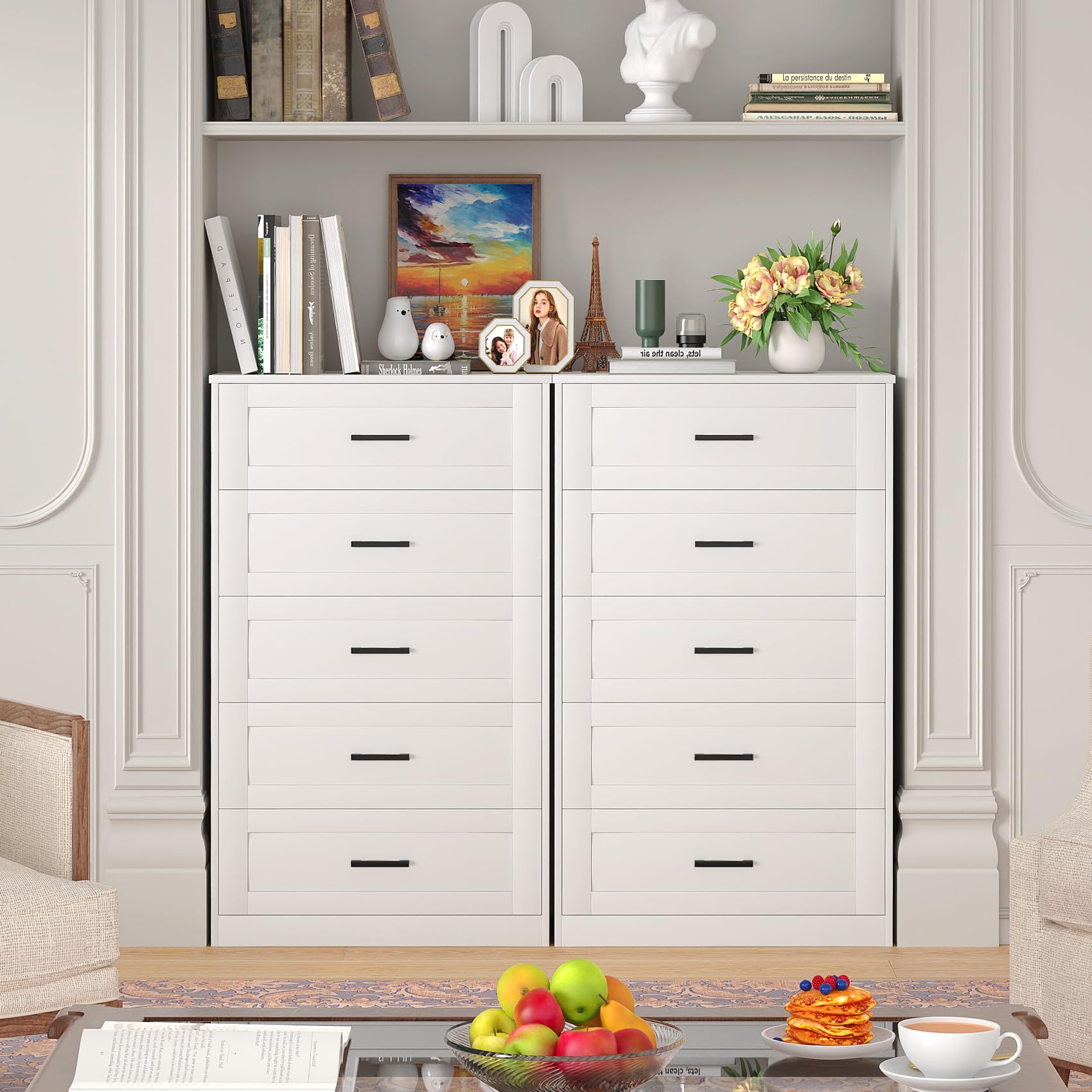 5-Drawer Farmhouse Dresser