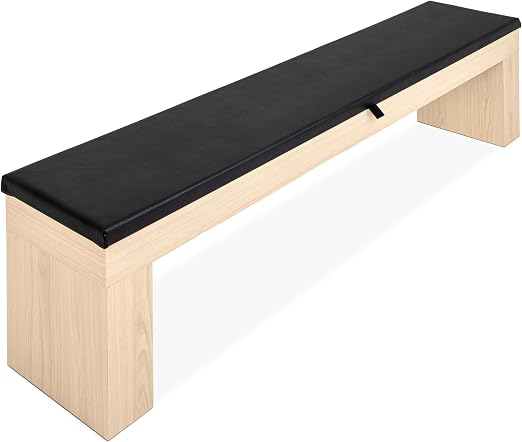 Storage Bench with Hidden Storage for Combo Game Tables