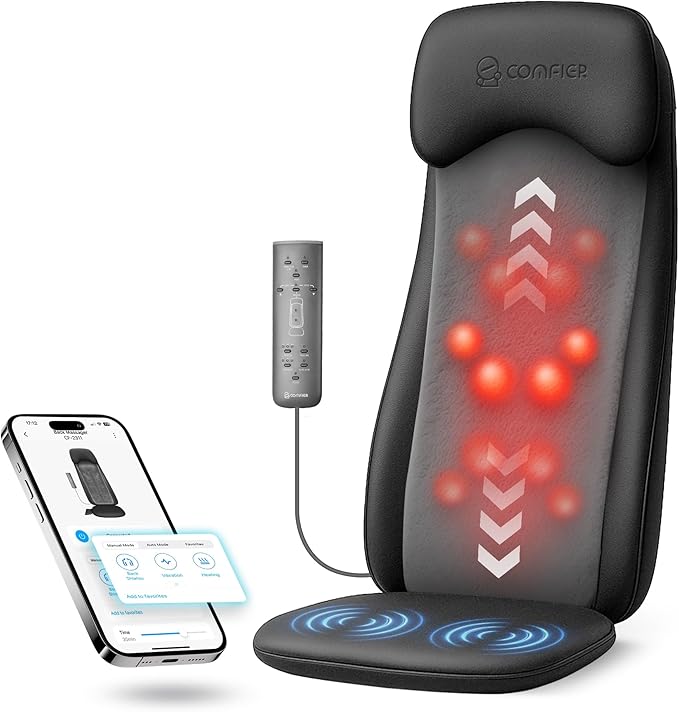 Shiatsu Neck & Back Massage Chair Pad