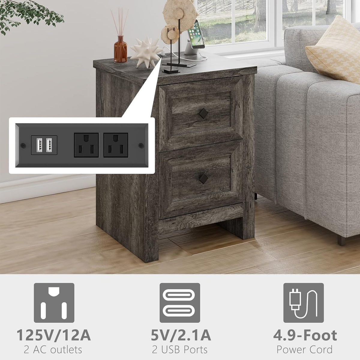 5-Piece Farmhouse Queen Bedroom Set