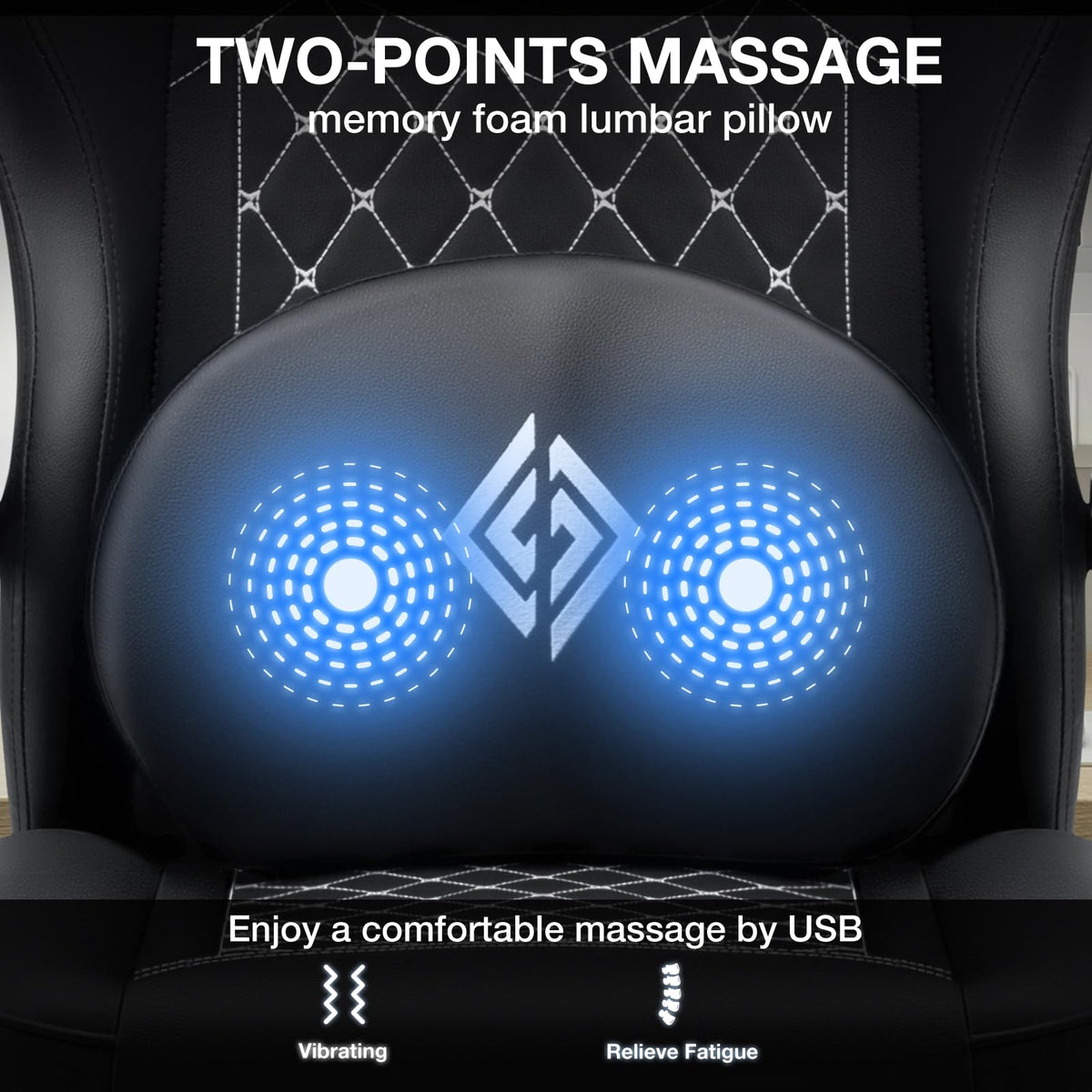 Massage Gaming Chair with Speakers