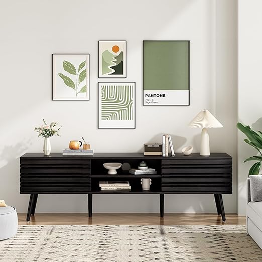 Mid-Century Modern TV Stand for TVs up to 70"