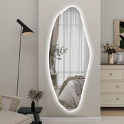 LED Irregular Full-Length Mirror with Lights