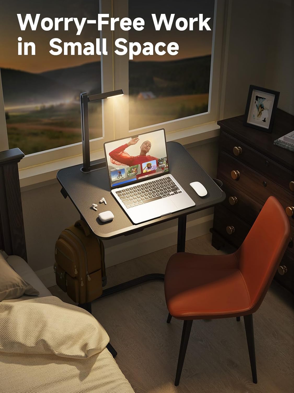 SAIJI XXL Extra Large Sturdy TV Tray Table, Laptop Desk for Couch