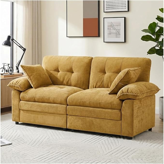 Modular Chenille Loveseat