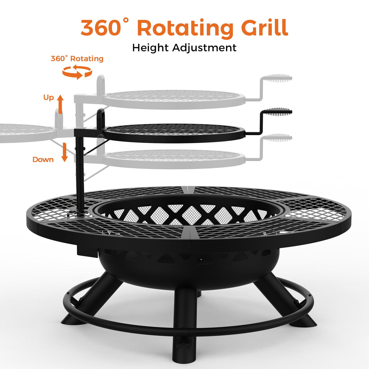 Bali Outdoors Fire Pit with Poker