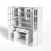 China Hutch Cabinet with Glass Doors