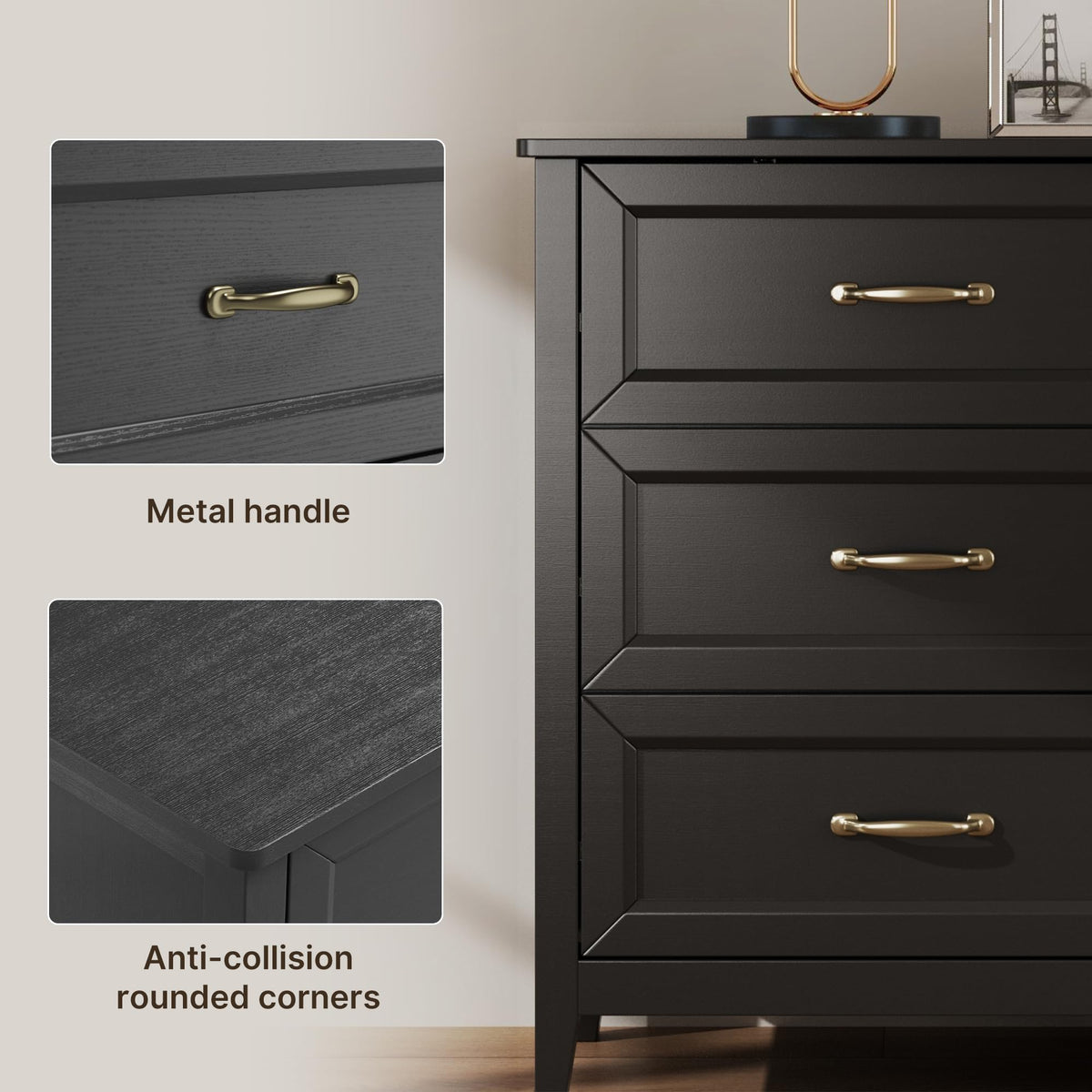 Gizoon 2PCS Modern Bedroom Furniture Set