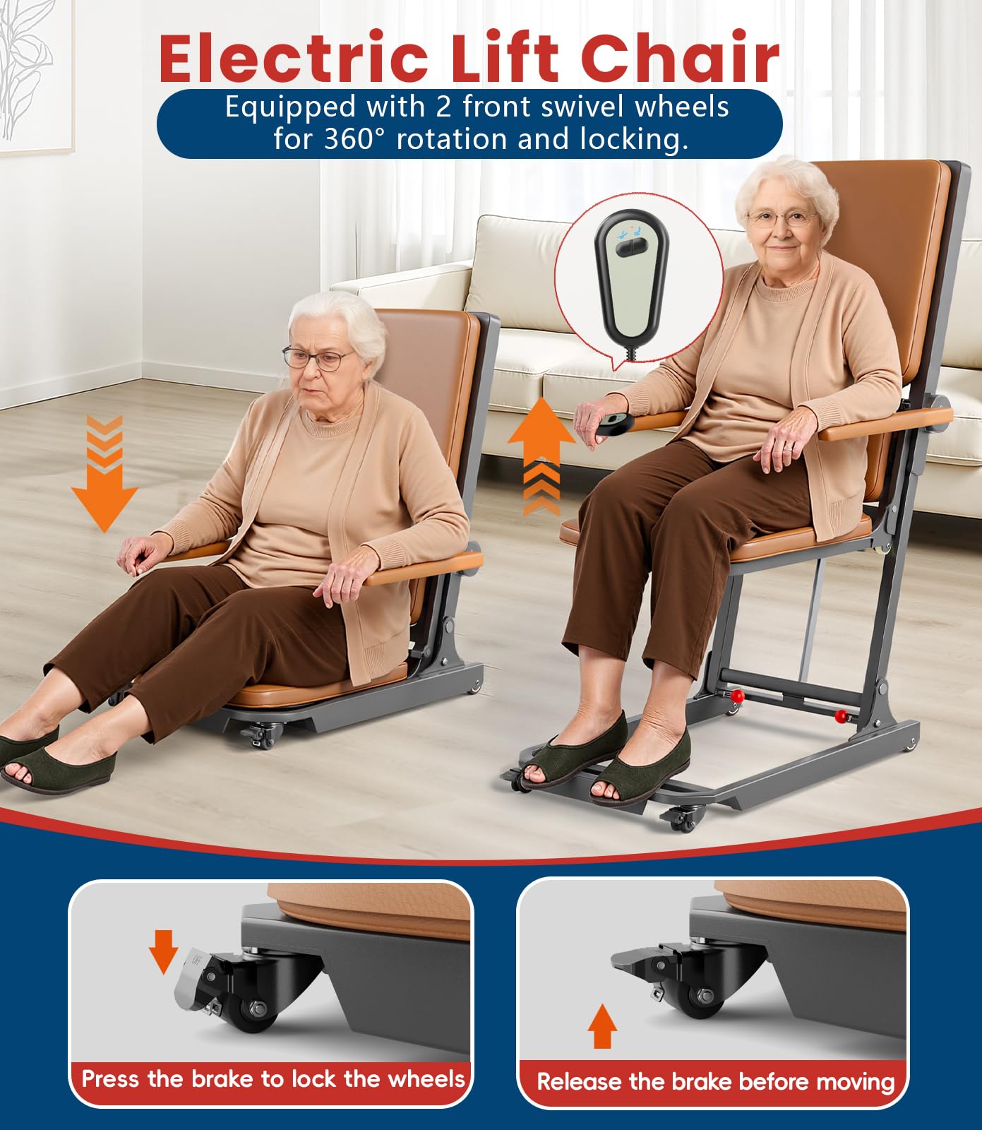 Electric Floor Lift Chair for Elderly
