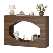 LED Console Table with Open Storage