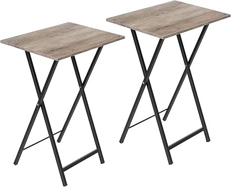 Folding TV Tray Tables Set of 2