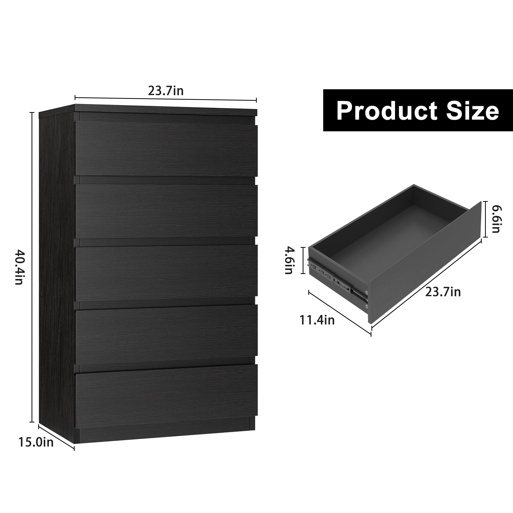 5-Drawer Dresser