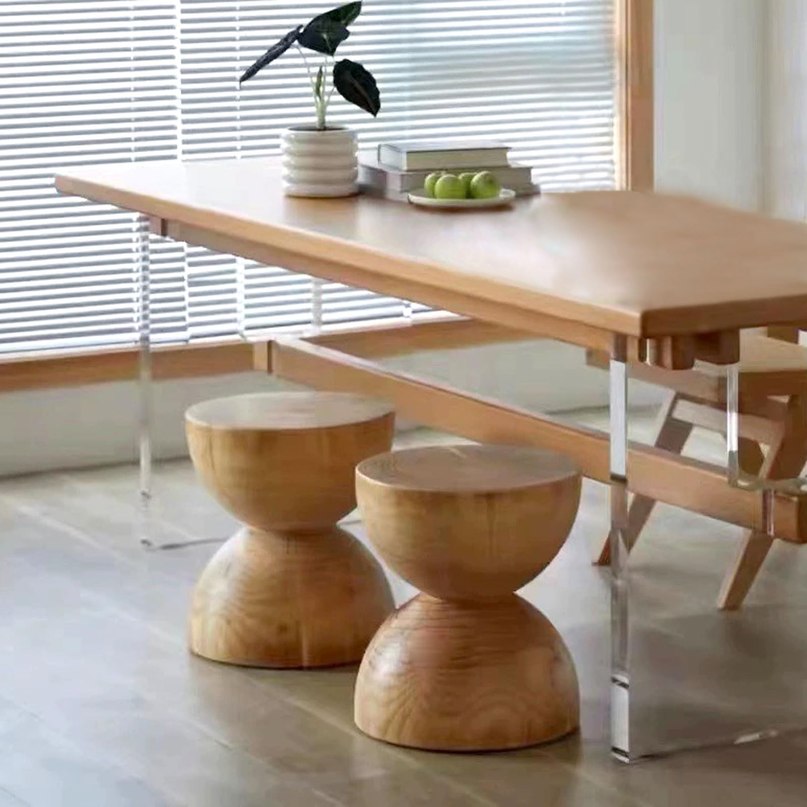 Round Wood Stump Coffee Table