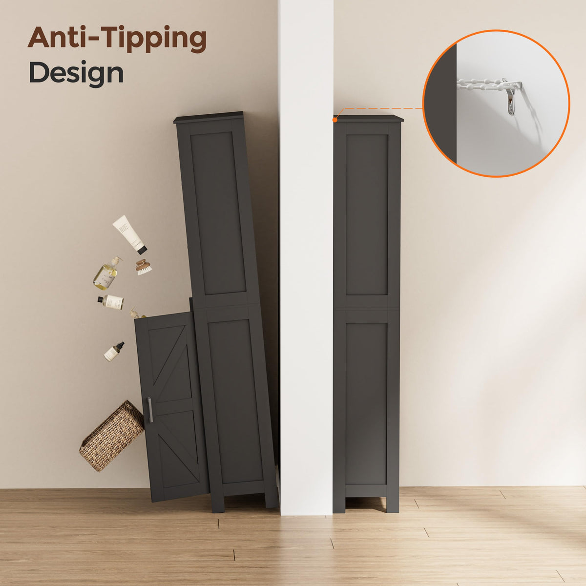 Tall Bathroom Storage Cabinet