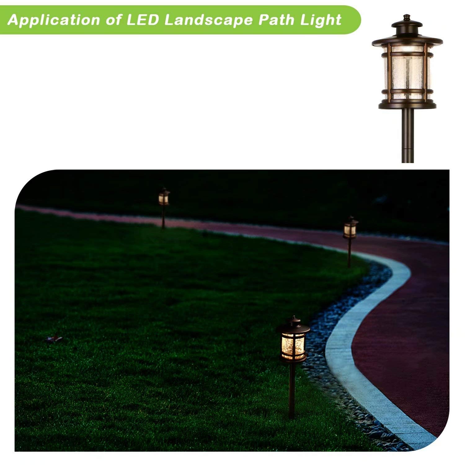 LED Landscape Path Light – 6 Pack