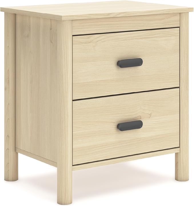 Scalloped 2-Drawer Nightstand