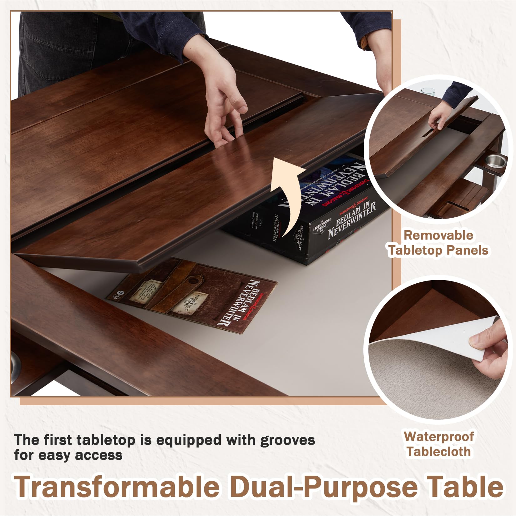 Convertible Gaming & Dining Table