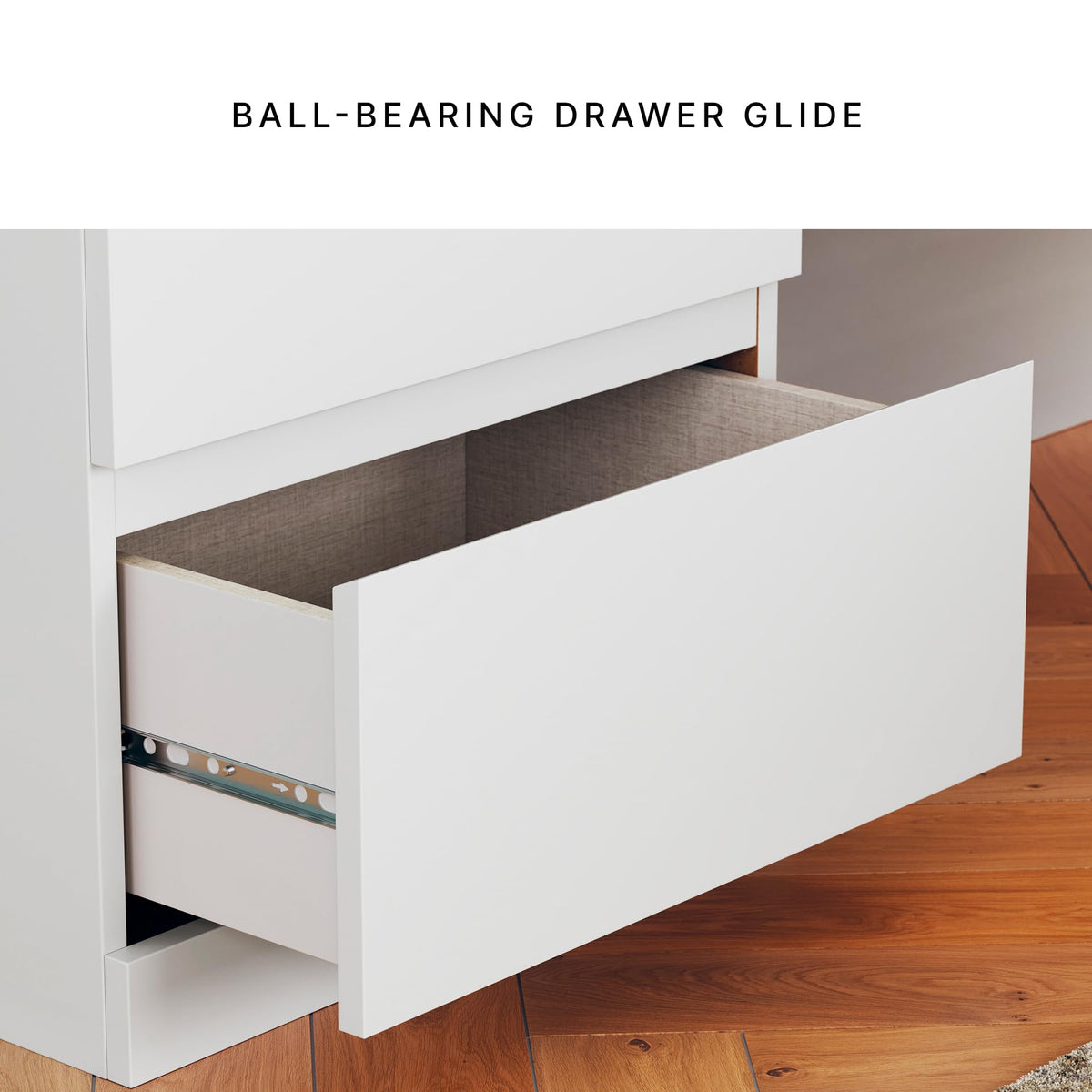 Signature Design by Ashley Onita 2-Drawer White Nightstand Bedside Table