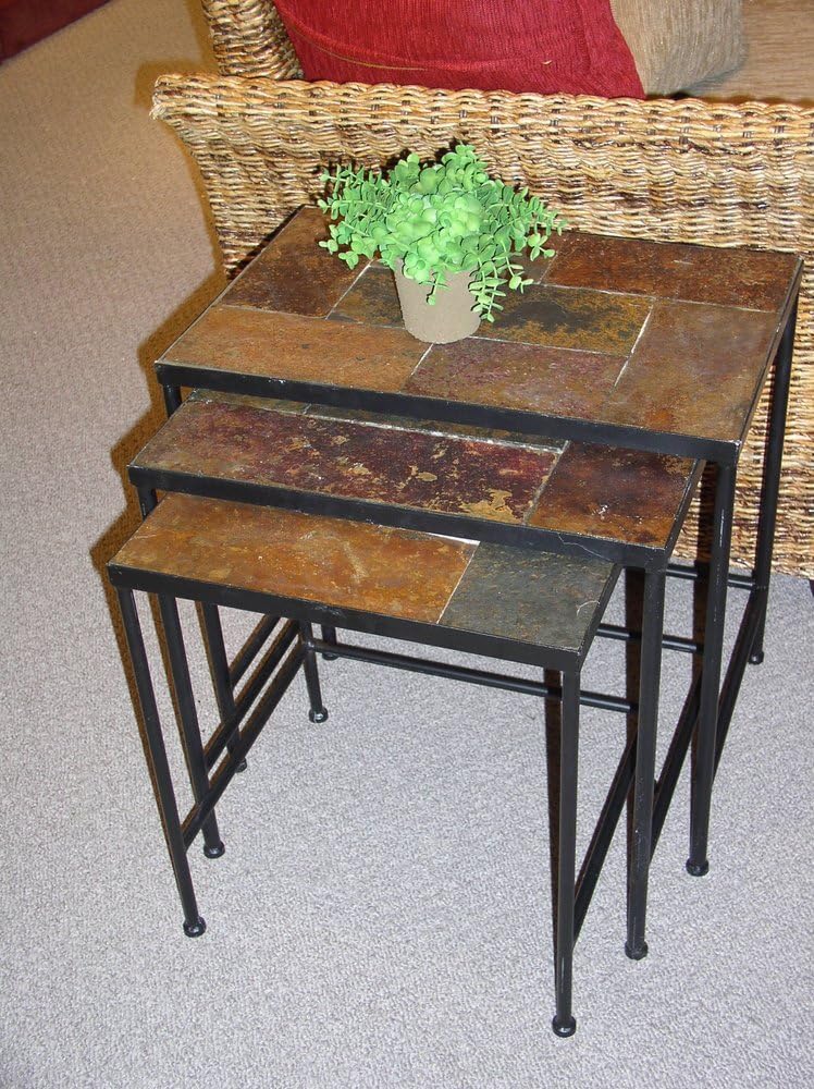 Slate Nesting Tables Set of 3
