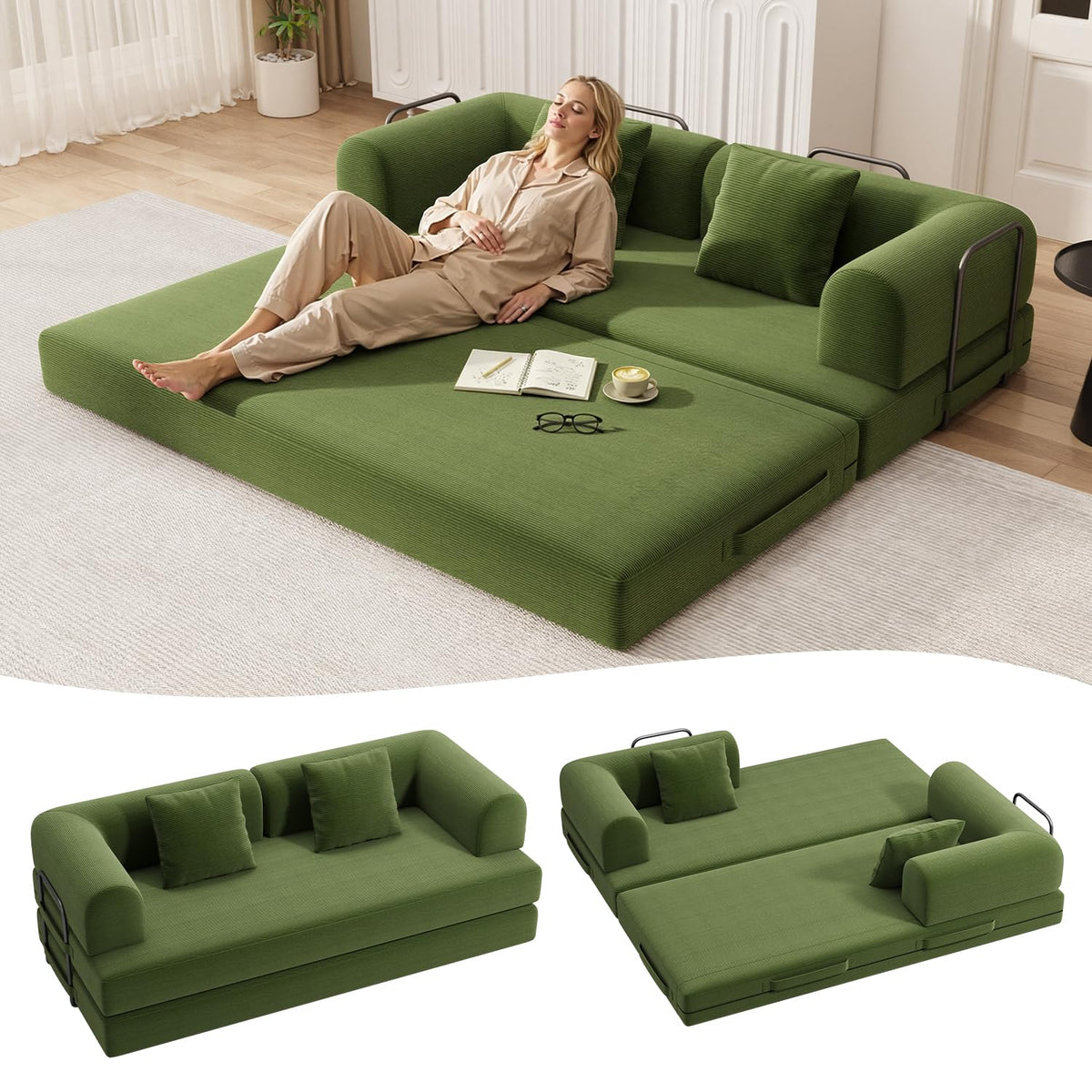 5-in-1 Convertible Sofa Bed