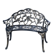 Cast Aluminum Outdoor Garden Bench