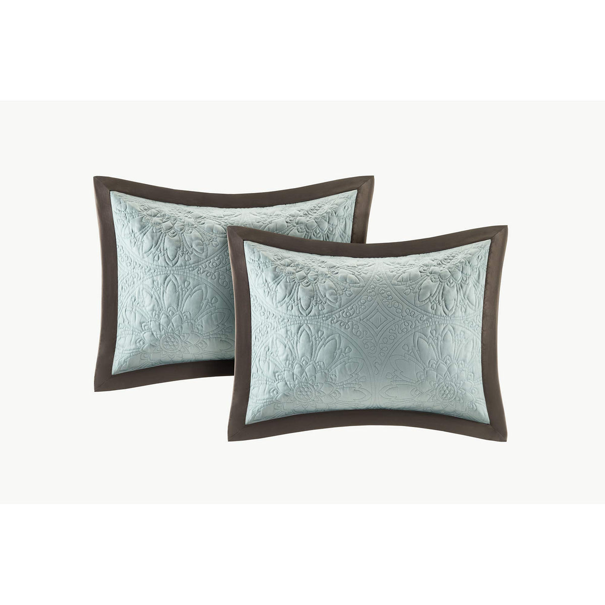 Blue Queen Comforter Set, 9-Piece
