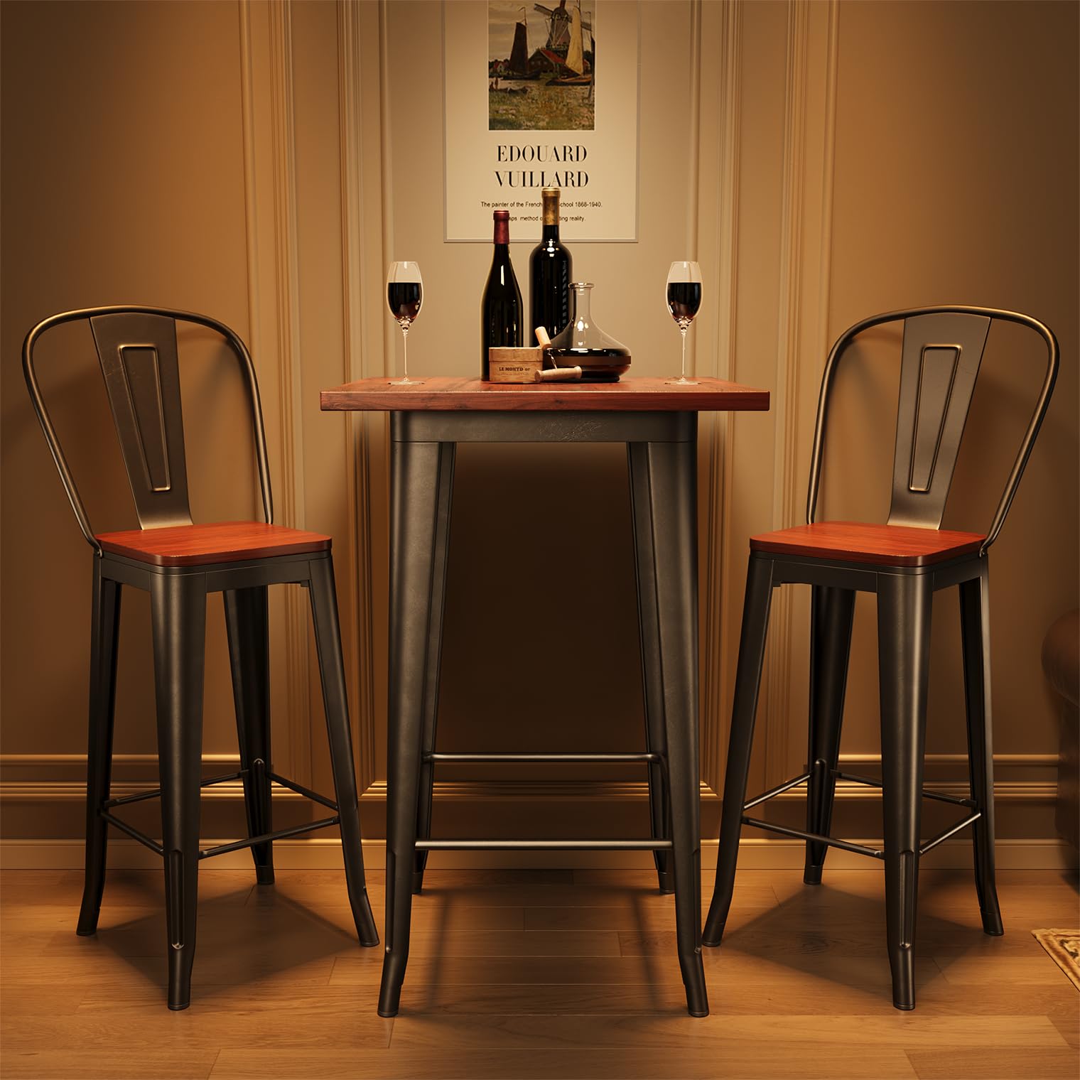 3-Piece Bar Table & Chairs Set