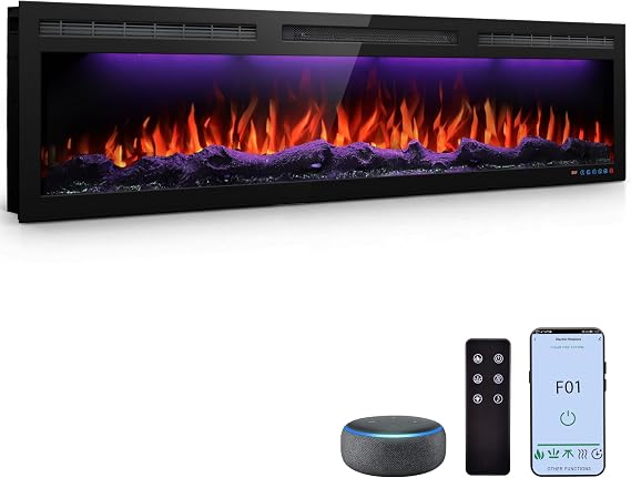 Recessed & Wall Mount Electric Fireplace Insert