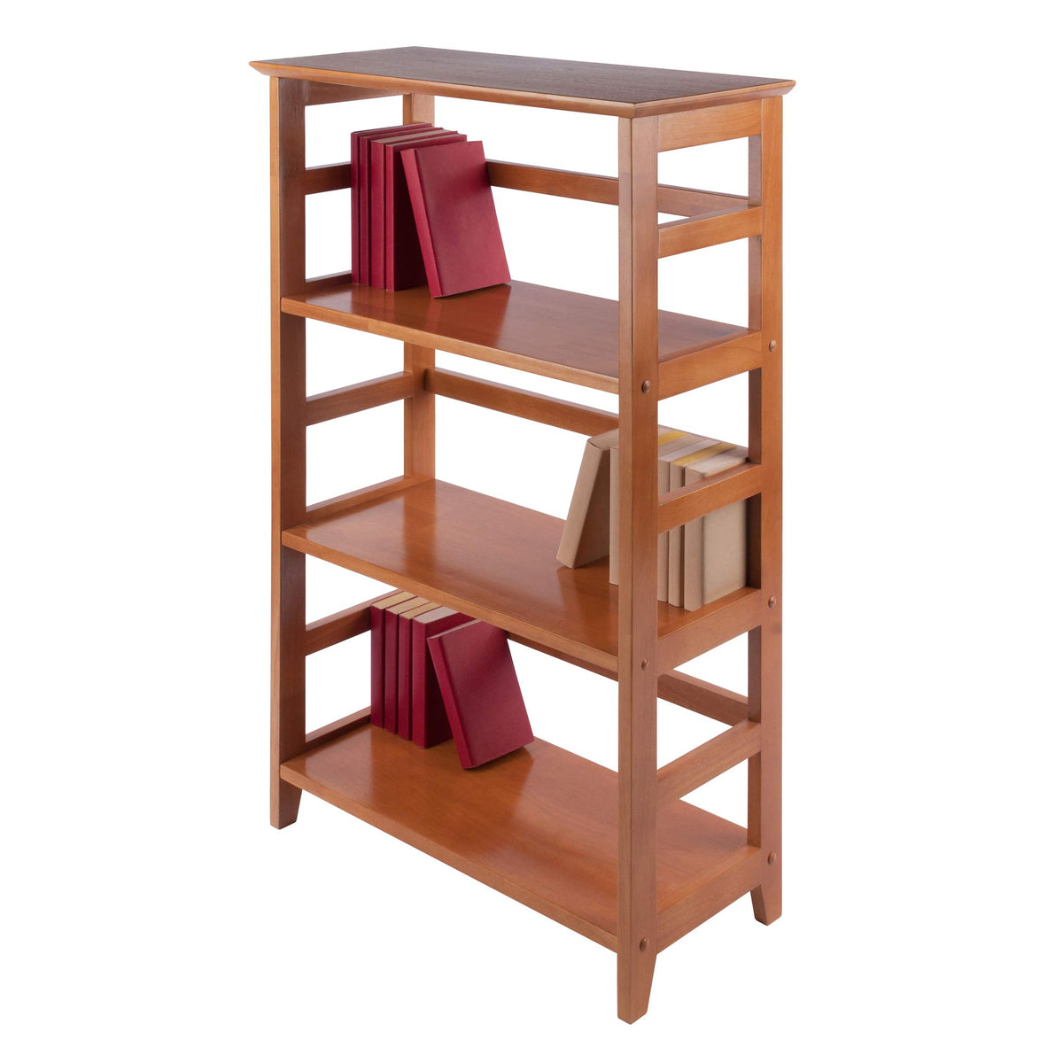 Winsome Studio 3-Tier Bookshelf, Honey Pine, 42"