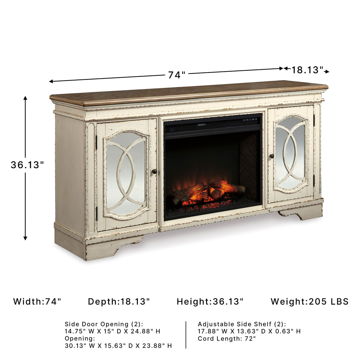 Electric Fireplace TV Stand