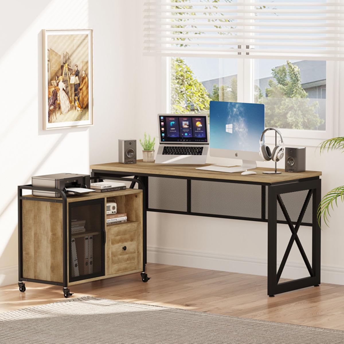 Industrial Computer Desk