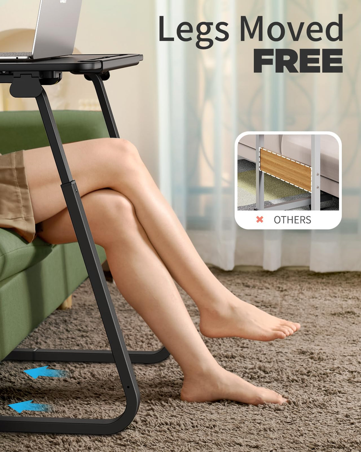 Adjustable TV Tray Table