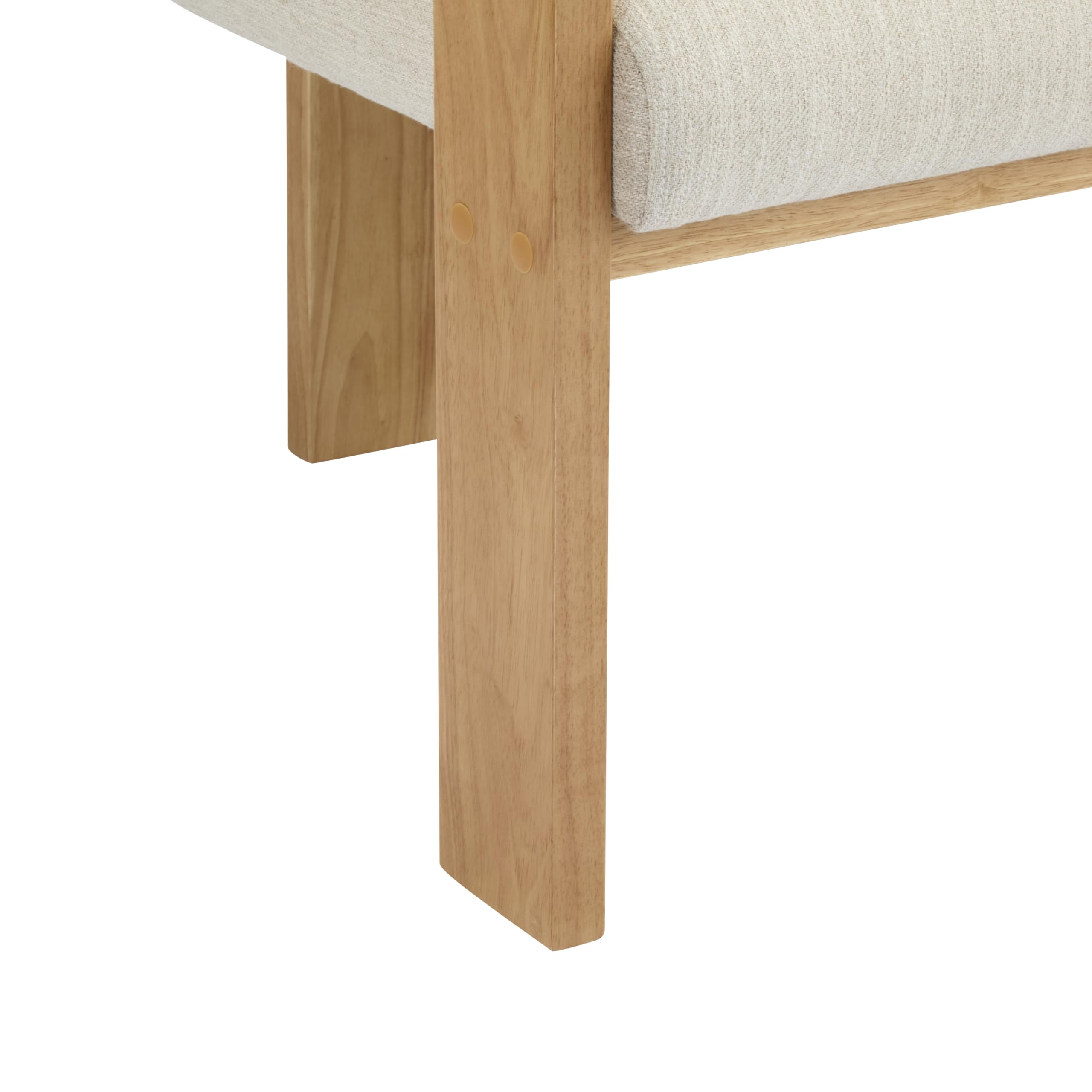 Upholstered Dining Chairs with Cushion, Set of 2