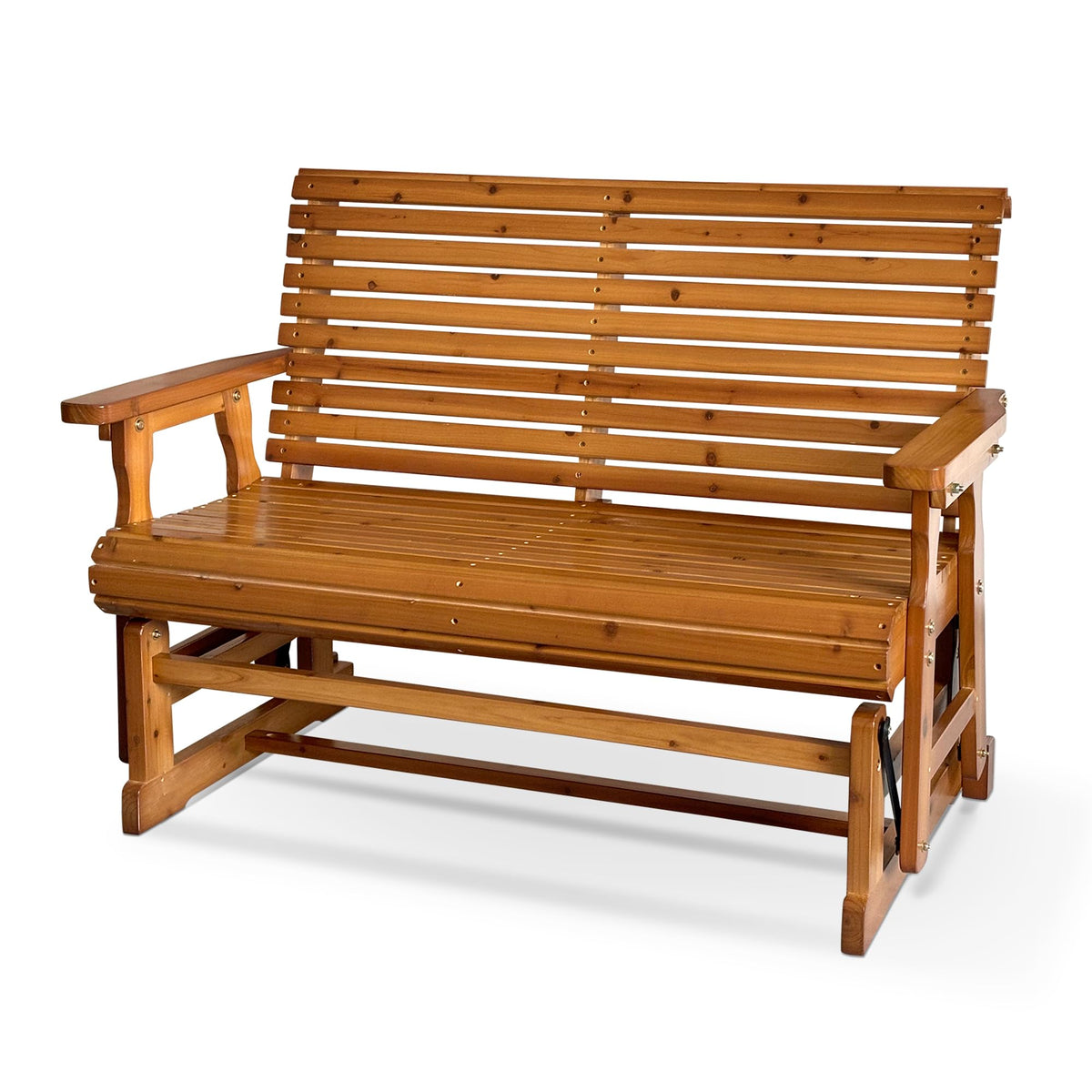 Wooden Patio Glider Bench
