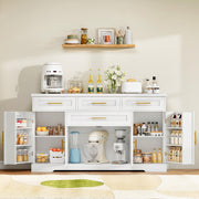 54" Buffet Cabinet with Storage & 4 Drawers