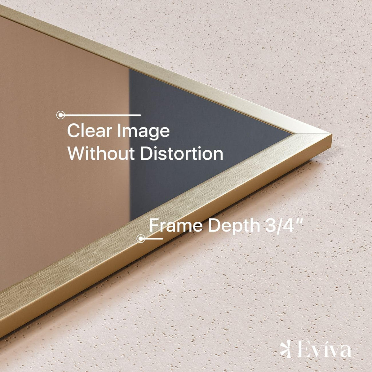 Gold Rectangular Wall Mirror