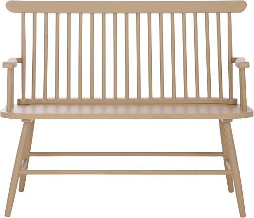 Sage Green Wood Spindle Back Bench