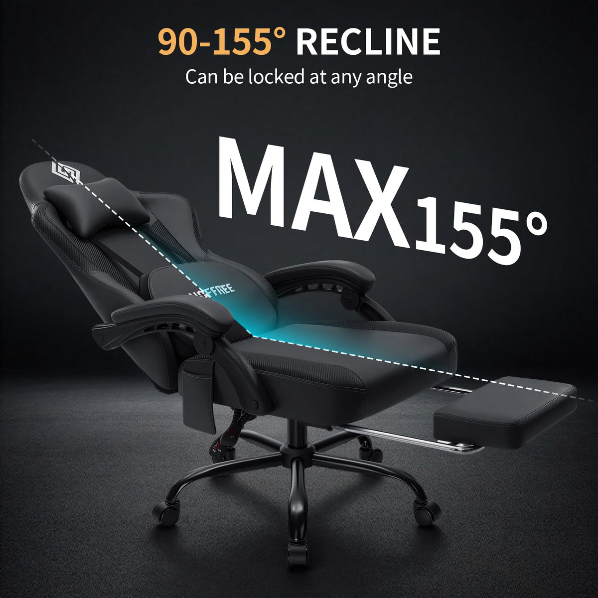 Heated Massage Gaming Chair