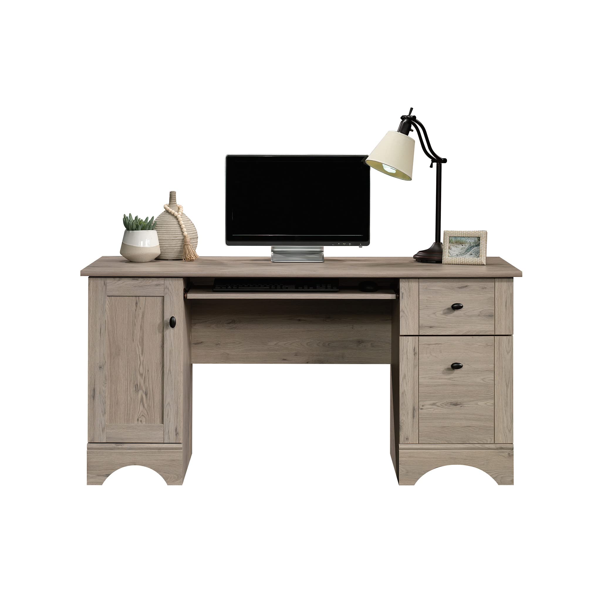 Sauder Miscellaneous Office Home Office Desk, Laurel Oak Finish