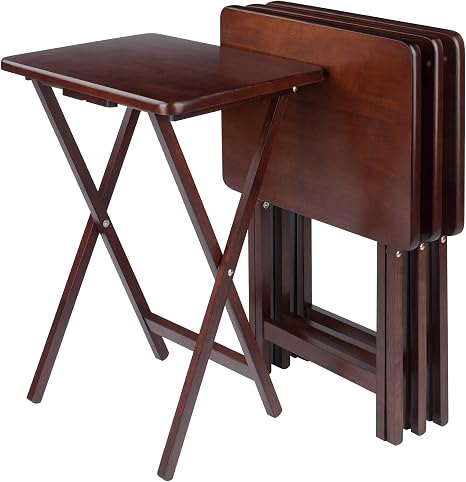 Foldable Snack Table Set of 2