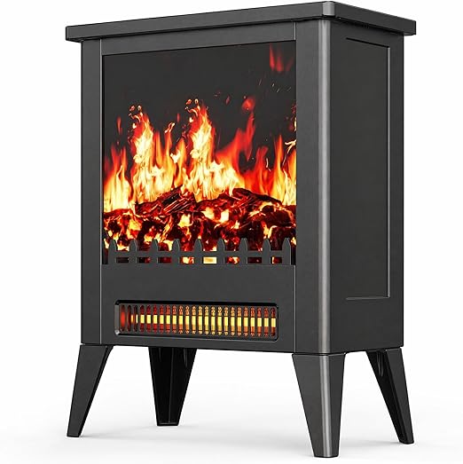 50" 3-Sided Electric Fireplace Insert with Alexa & App Control