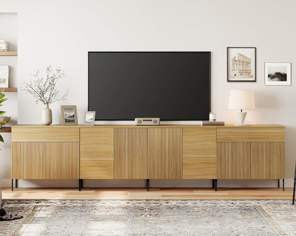 Modular Fluted TV Stand