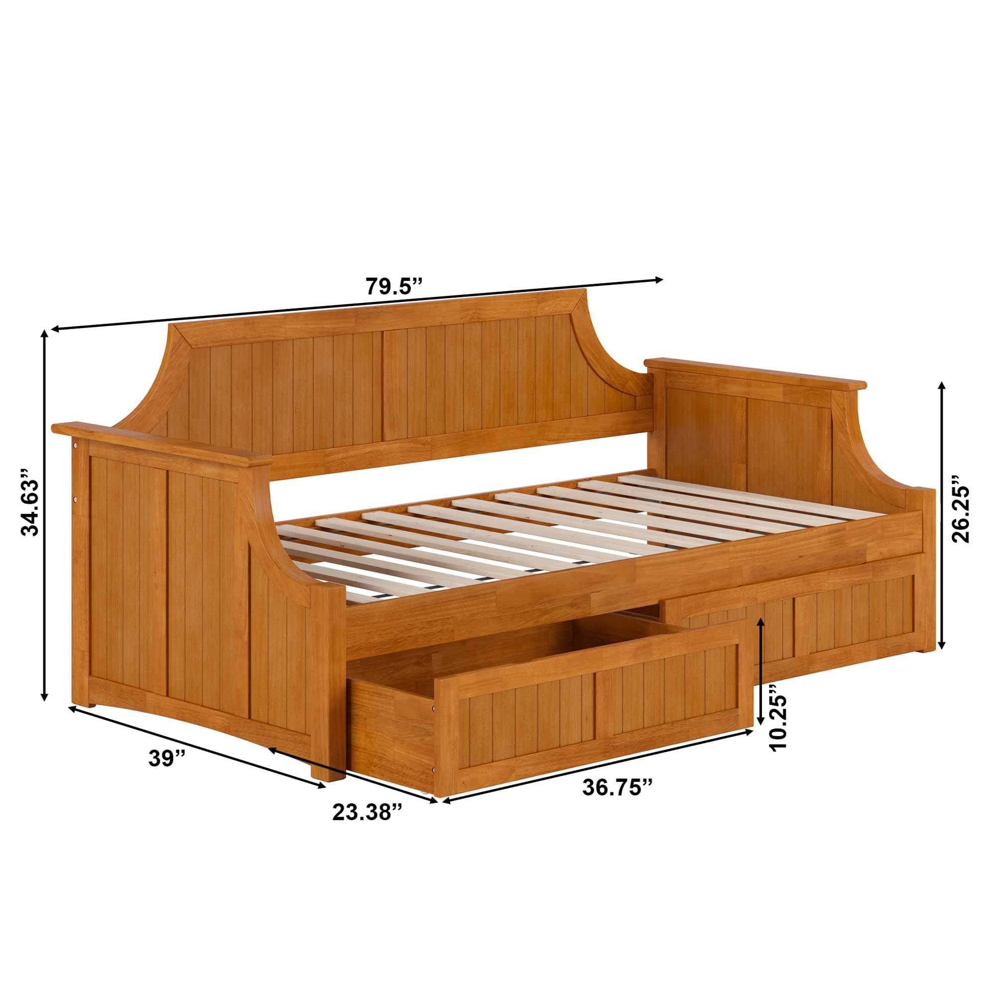 Cambridge Twin Daybed with 2 Storage Drawers