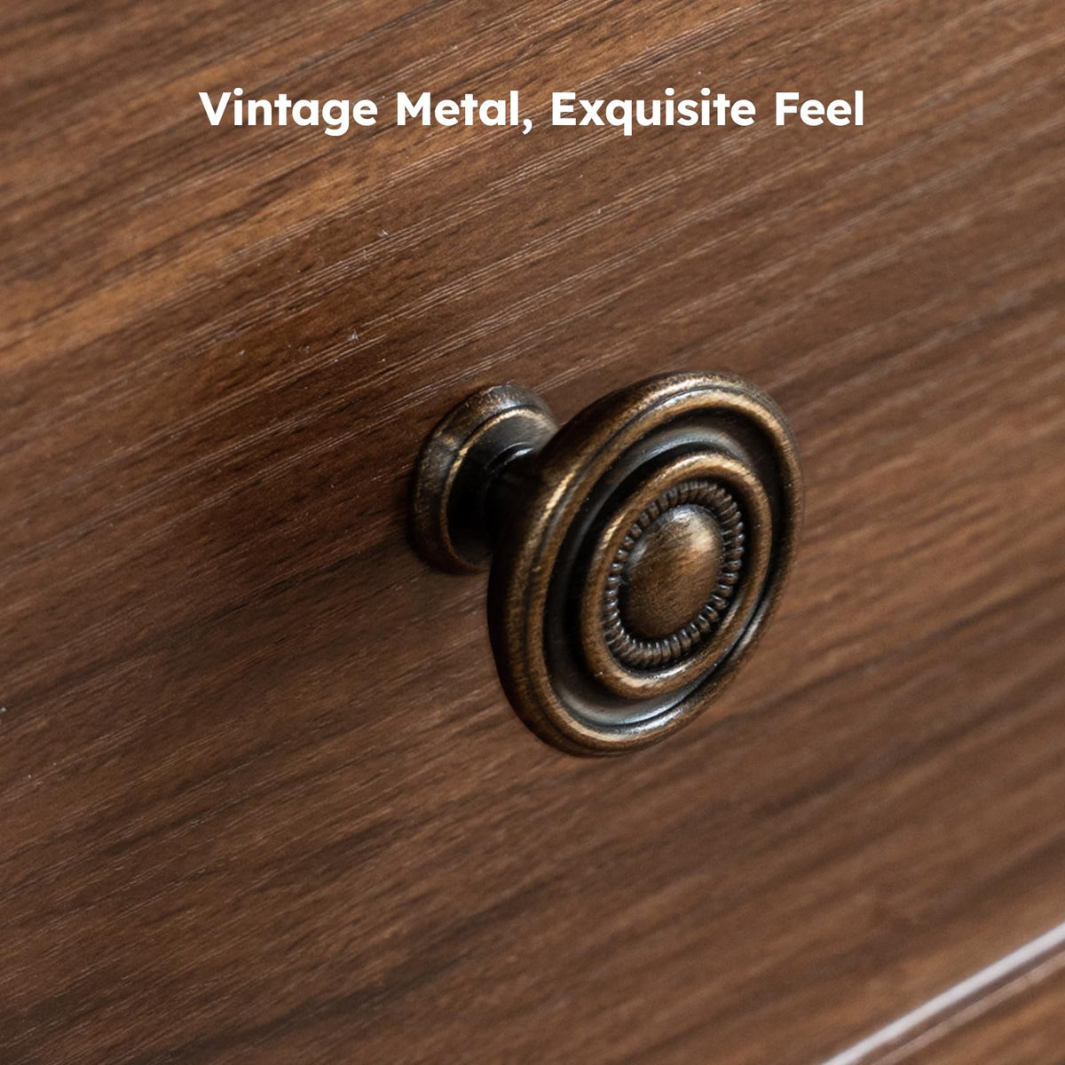 Walnut 6-Drawer Dresser